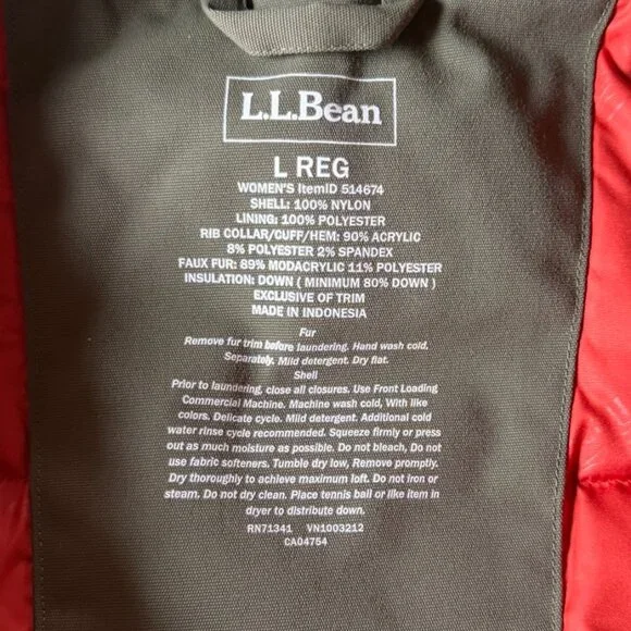 L.L. Bean Maine Mountain Jacket in Kelp Green - Picture 10 of 10